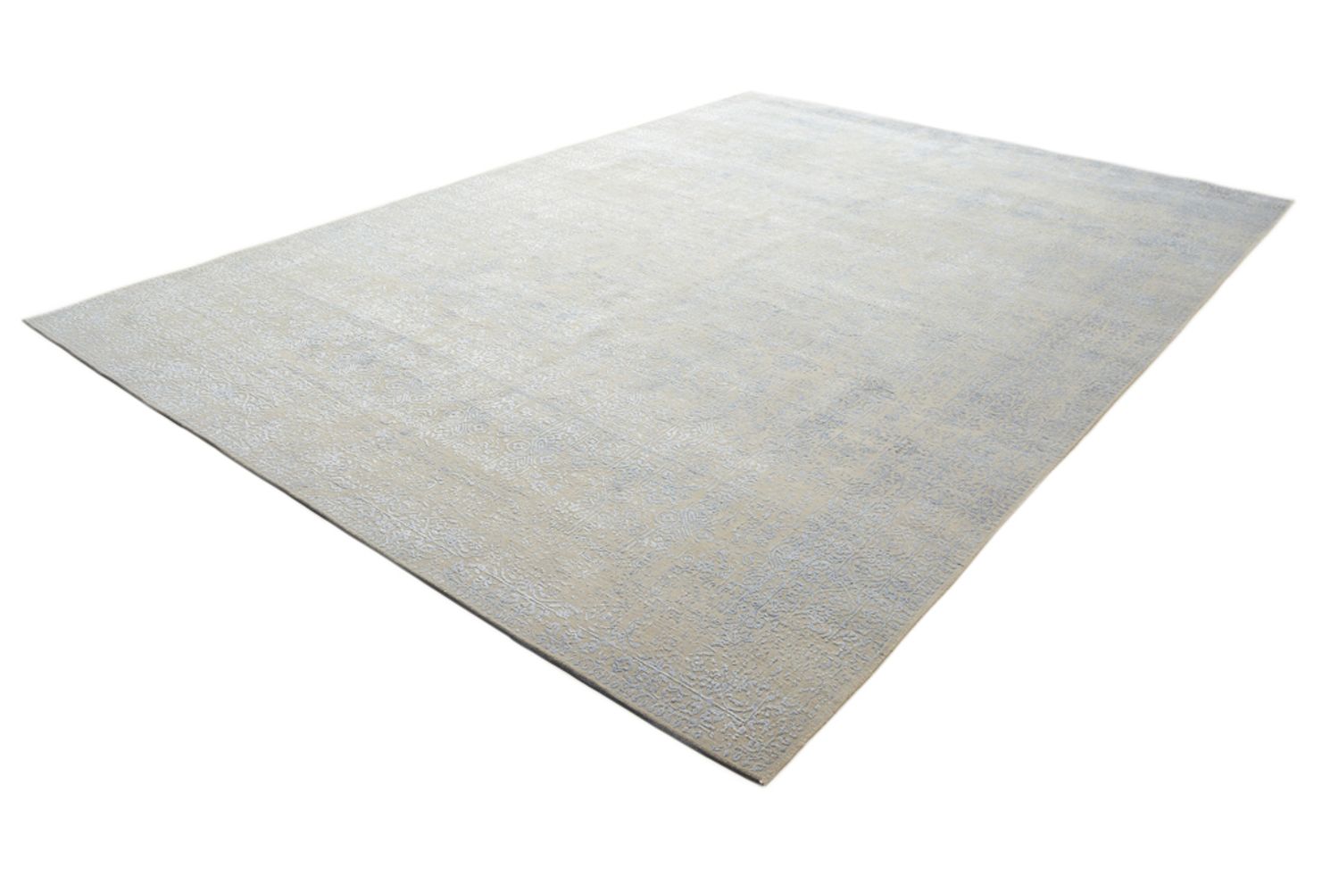 Designer Teppich - 367 x 274 cm - hellgrau