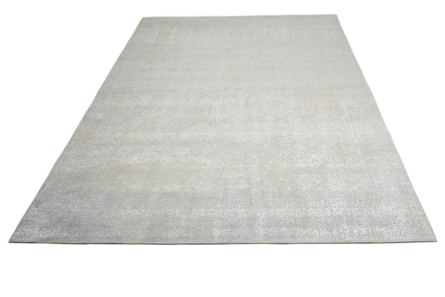 Designer Teppich - 367 x 274 cm - hellgrau