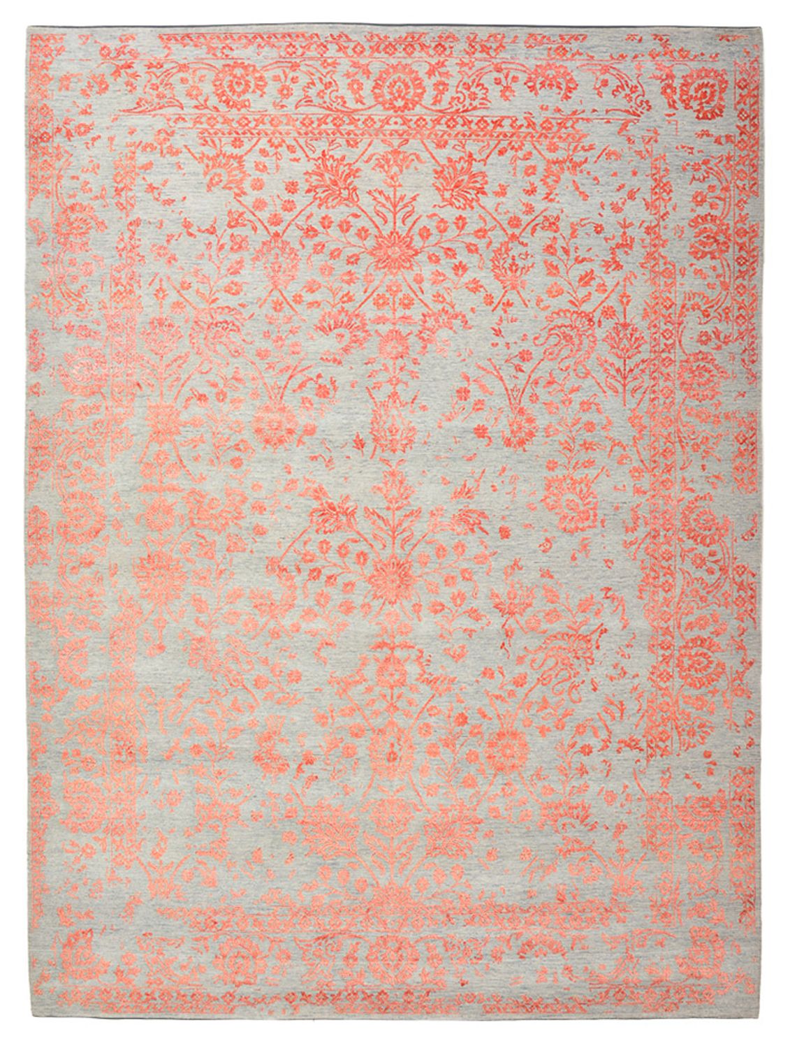 Designer Teppich - 372 x 275 cm - rosa