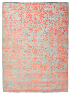 Designer Teppich - 372 x 275 cm - rosa
