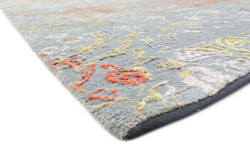 Designer Teppich - 369 x 274 cm - hellblau
