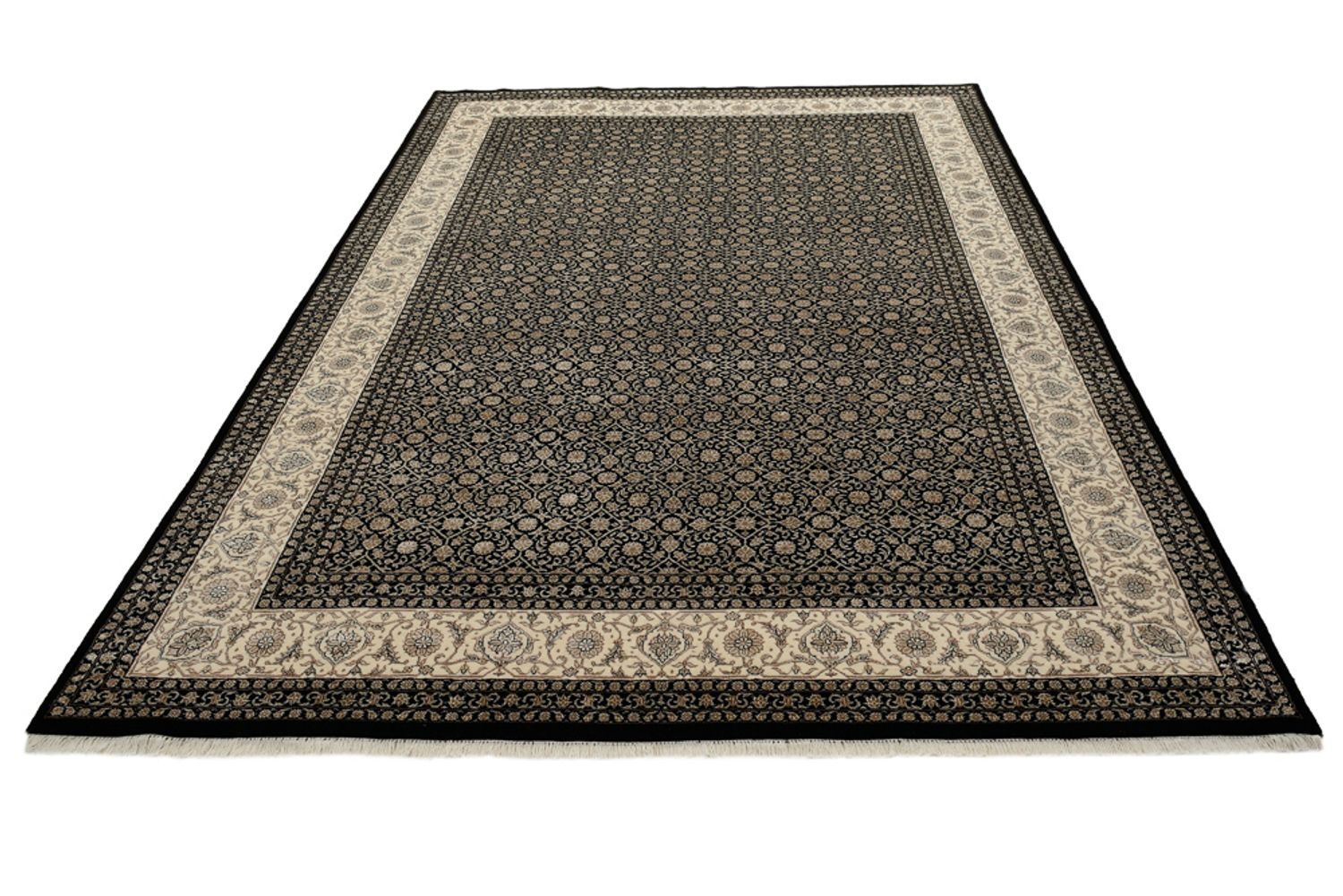 Orientteppich - Bidjar - Indus - 301 x 203 cm - dunkelbeige