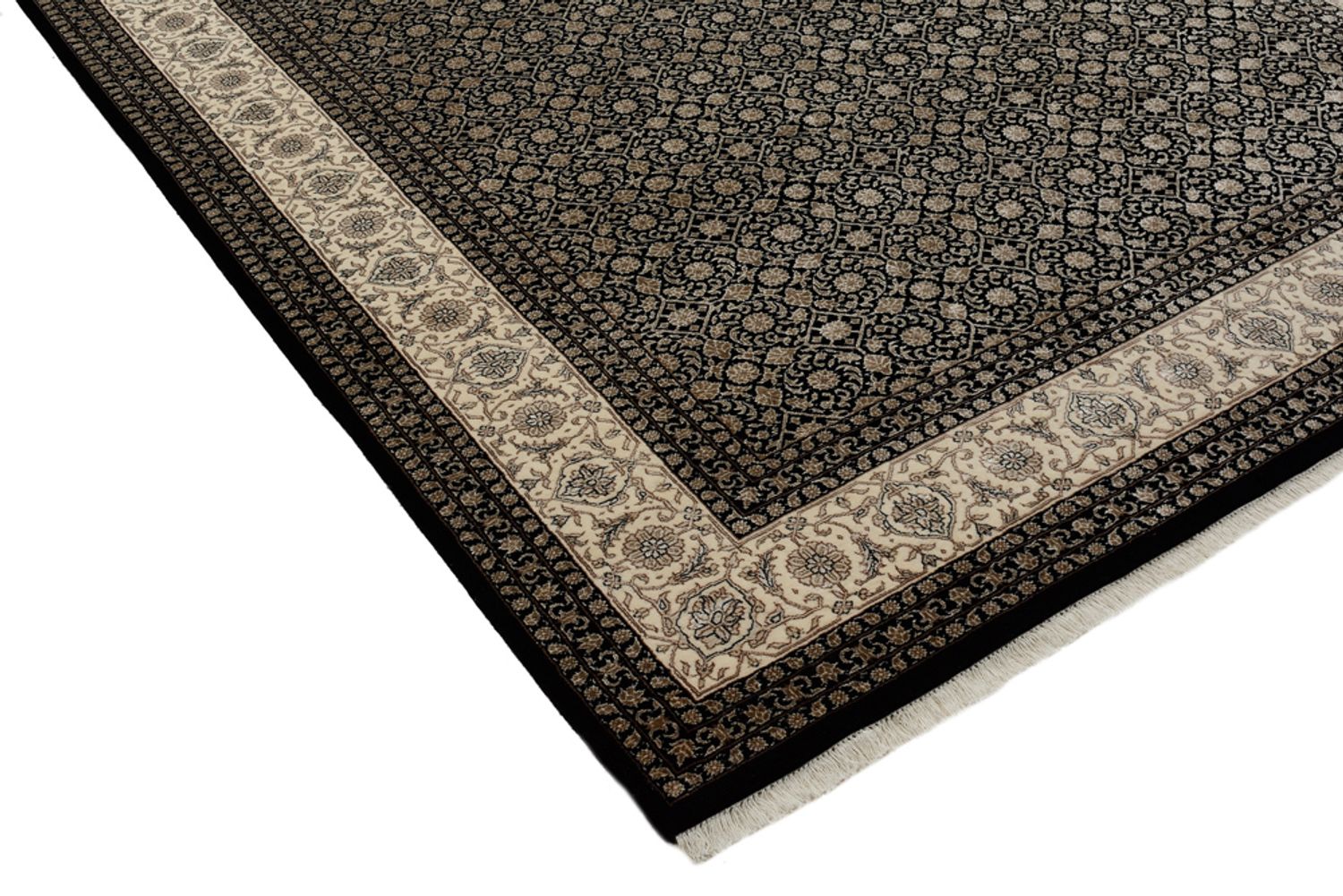 Orientteppich - Bidjar - Indus - 301 x 203 cm - dunkelbeige
