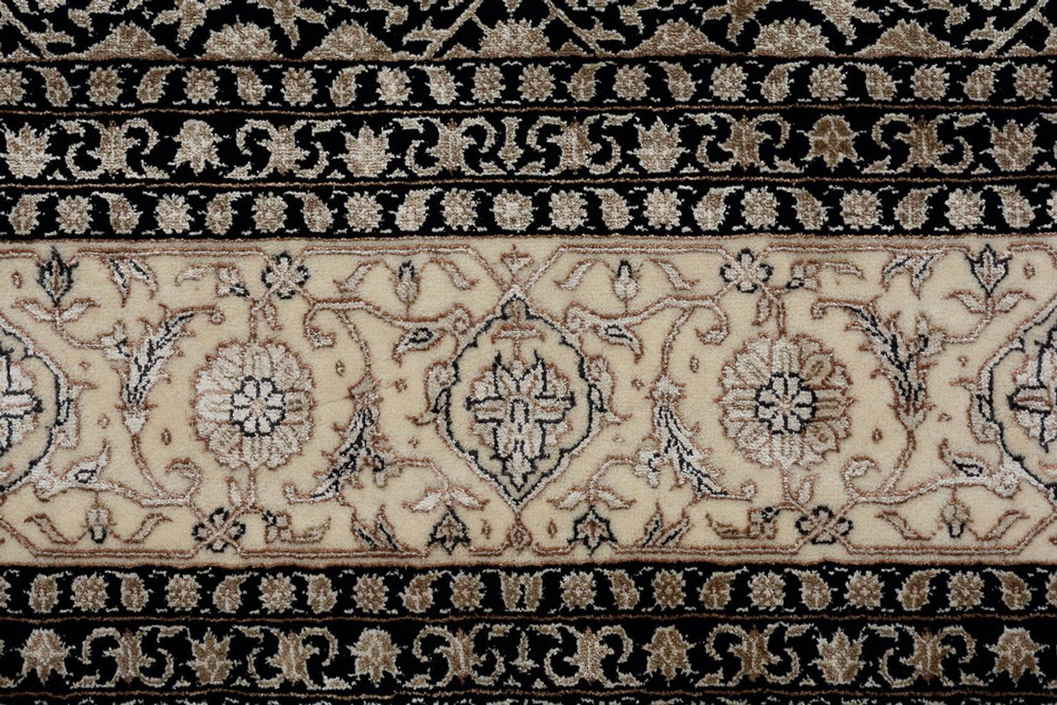 Orientteppich - Bidjar - Indus - 301 x 203 cm - dunkelbeige