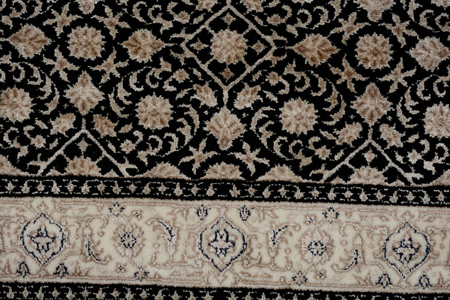 Orientteppich - Bidjar - Indus - 157 x 95 cm - dunkelbeige