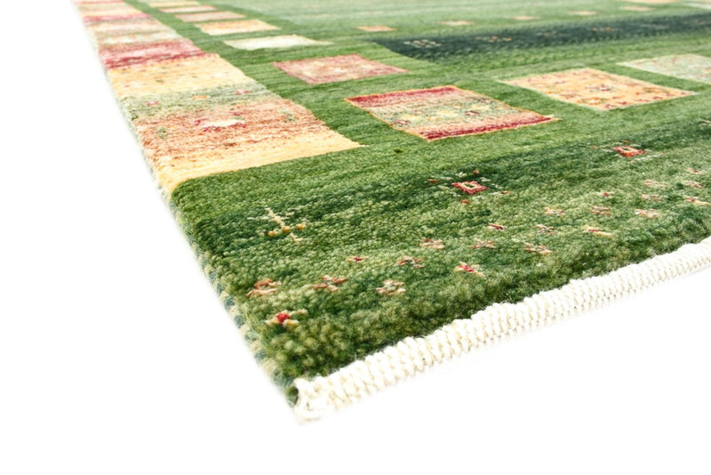 Tapis Gabbeh - Loribaft Indus - 154 x 105 cm - vert