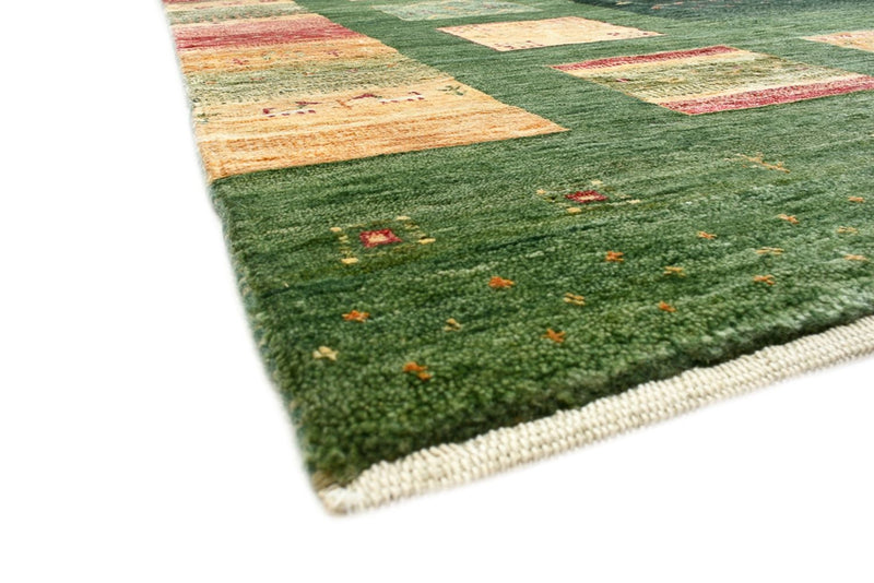 Tapis Gabbeh - Loribaft Indus - 302 x 249 cm - vert