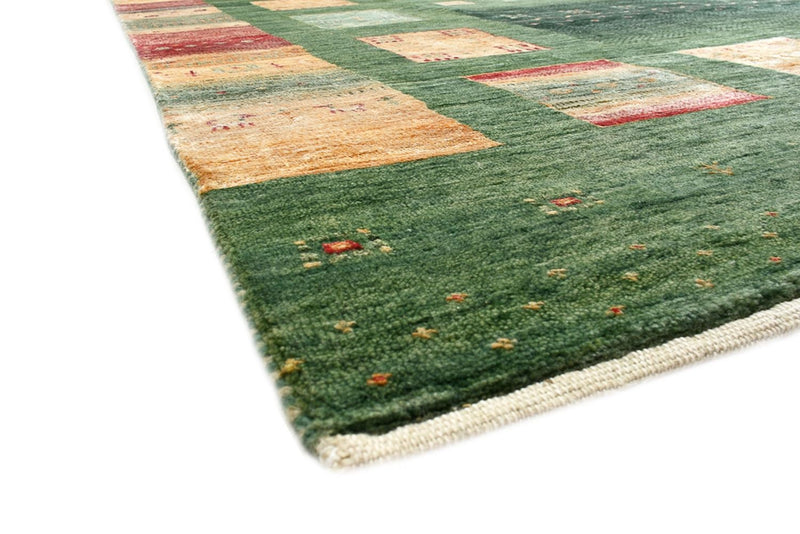 Tapis Gabbeh - Loribaft Indus - 346 x 245 cm - vert