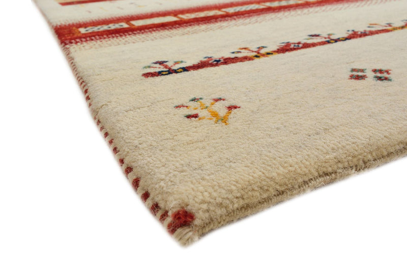 Tapis Gabbeh - Loribaft Indus - 308 x 246 cm - beige clair