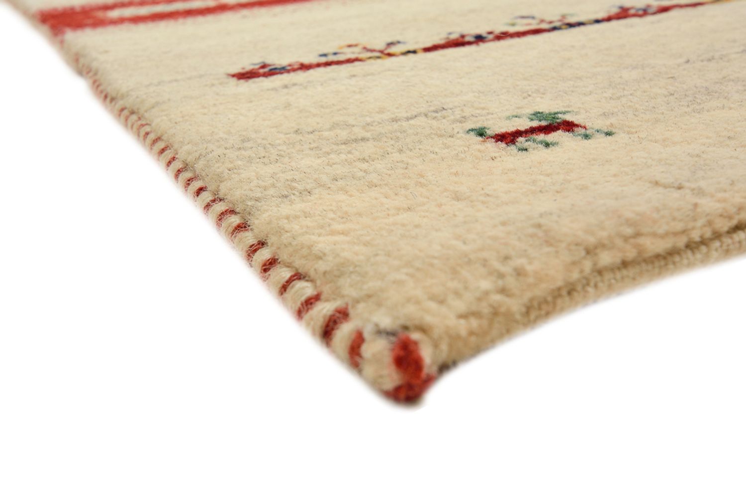 Tapis Gabbeh - Loribaft Indus - 303 x 205 cm - beige clair