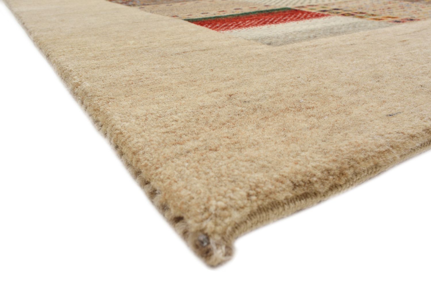 Tapis Gabbeh - Loribaft Indus - 348 x 248 cm - beige foncé