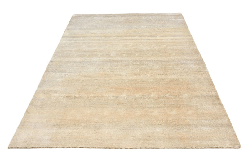 Tapis Gabbeh - Loribaft Indus - 241 x 176 cm - beige clair