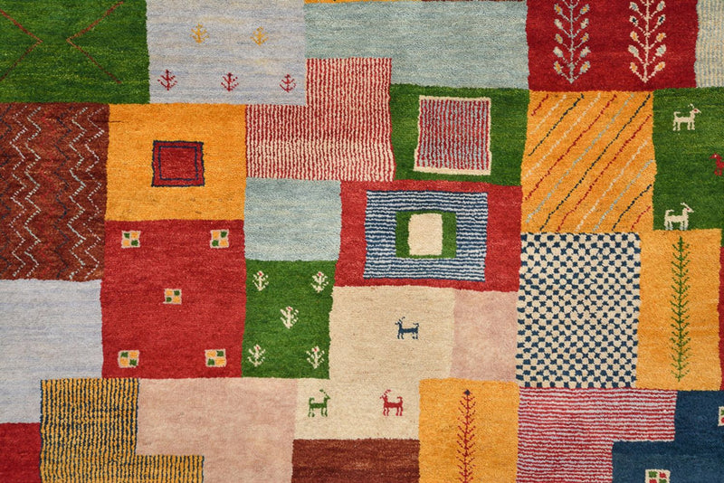 Tapis Gabbeh - Loribaft Indus - 347 x 246 cm - multicolore