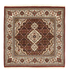 Tapis oriental - Tabriz - 93 x 89 cm - crème