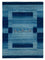 Tapis Gabbeh - Loribaft Indus - 241 x 175 cm - bleu