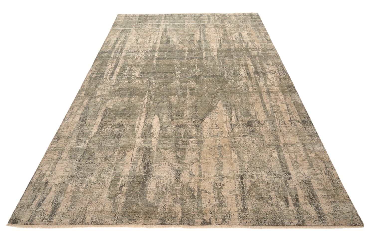 Designer Teppich - 360 x 262 cm - grau