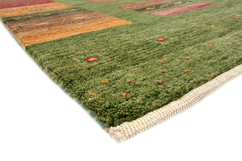 Tapis Gabbeh - Loribaft Indus - 303 x 244 cm - vert