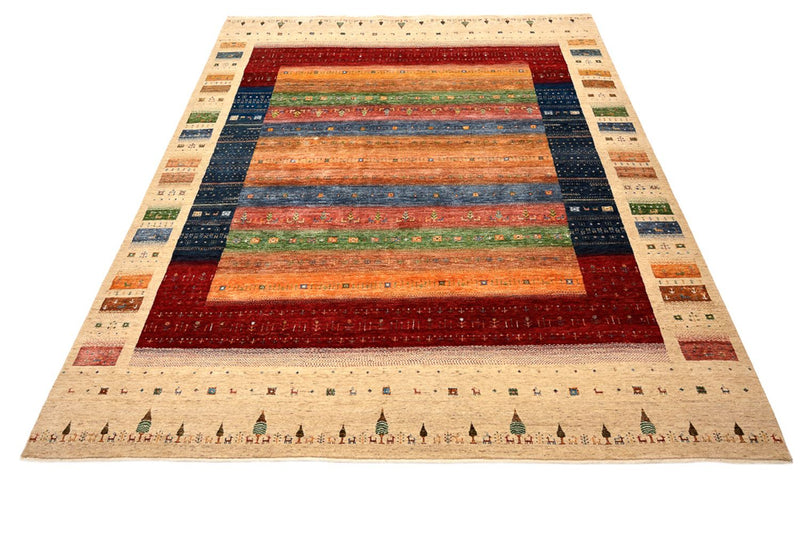 Tapis Gabbeh - Loribaft Indus - 300 x 251 cm - multicolore