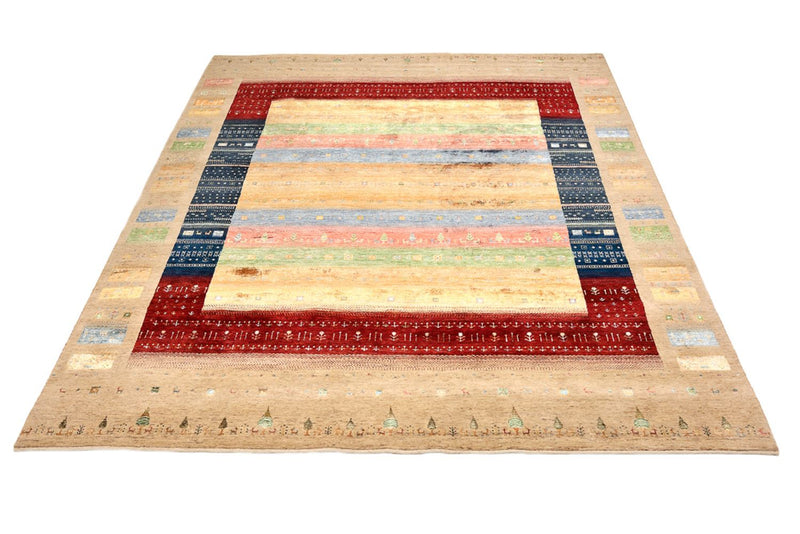 Tapis Gabbeh - Loribaft Indus - 300 x 251 cm - multicolore