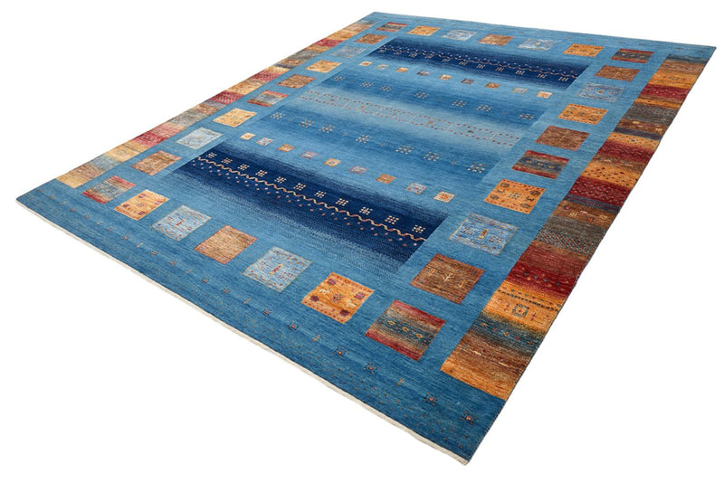 Tapis Gabbeh - Loribaft Indus - 338 x 249 cm - bleu