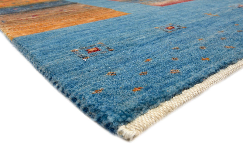Tapis Gabbeh - Loribaft Indus - 338 x 249 cm - bleu