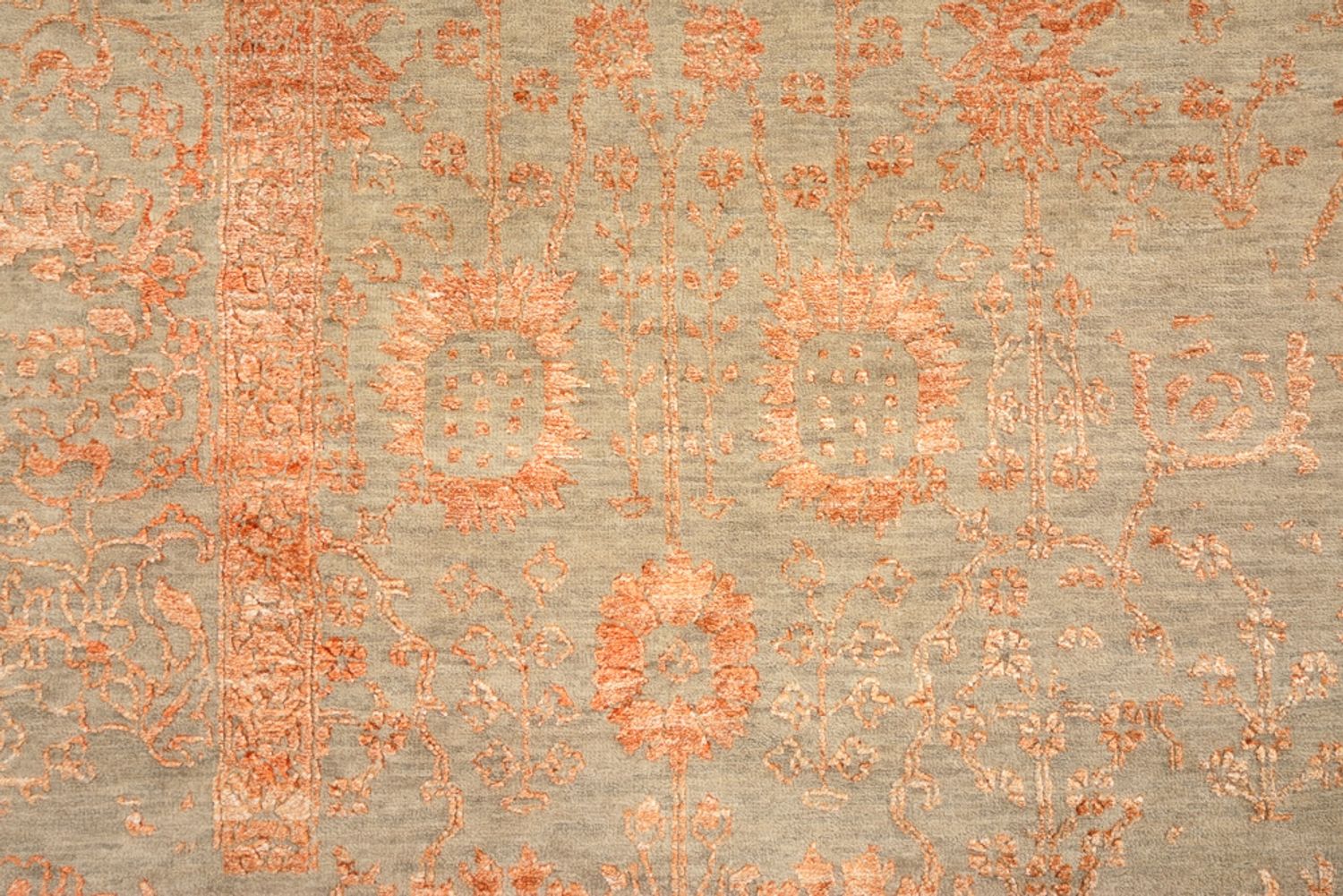 Designer Teppich - 340 x 243 cm - rost