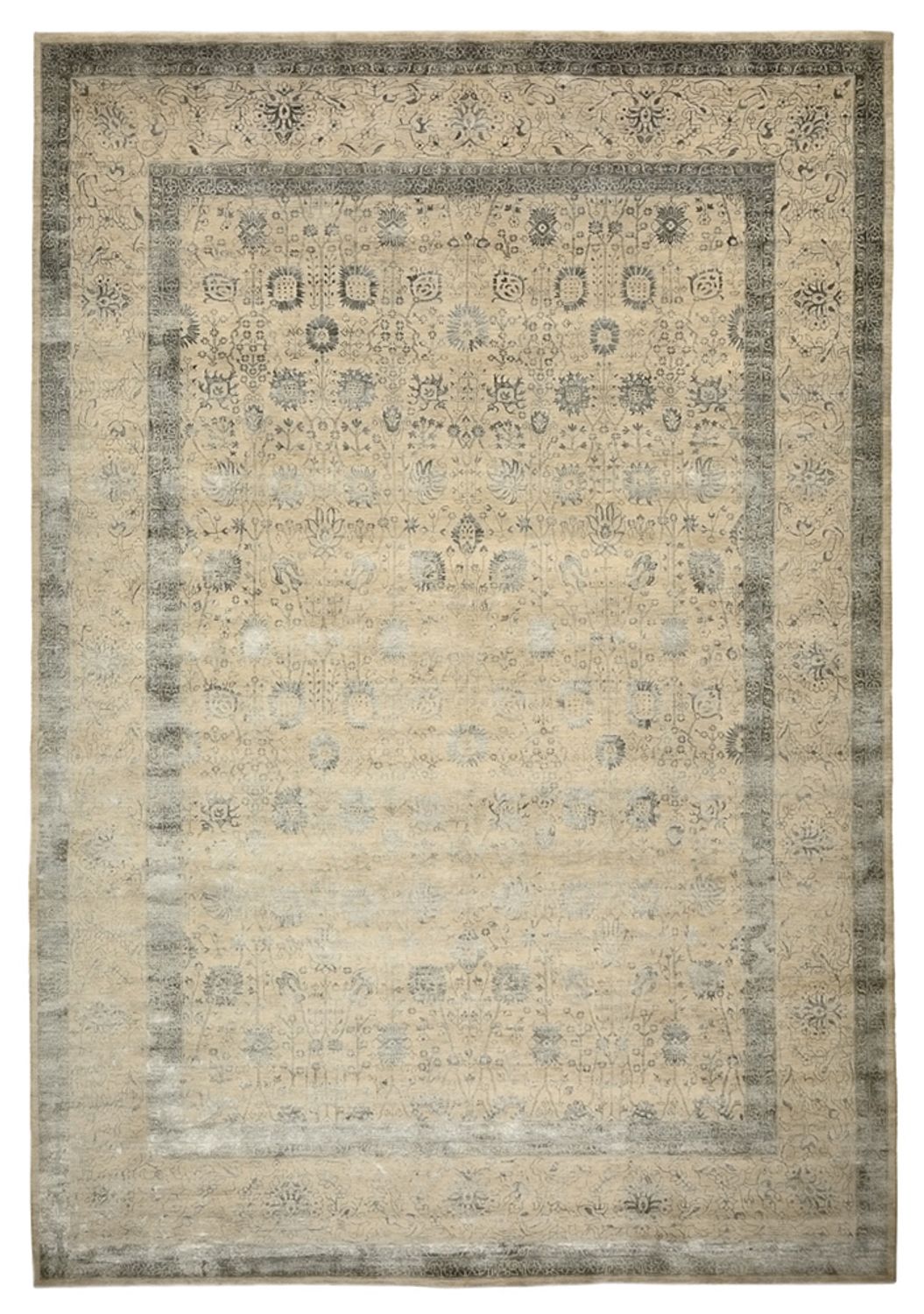 Designer Teppich - 493 x 340 cm - sand