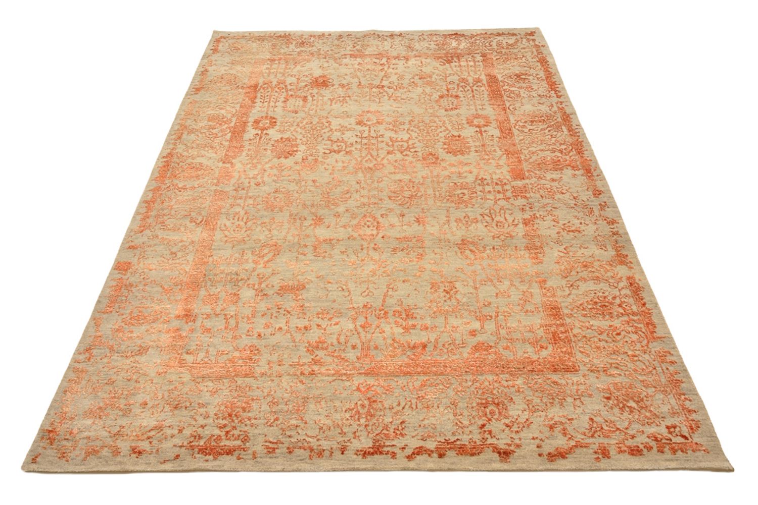 Designer Teppich - 236 x 173 cm - rost