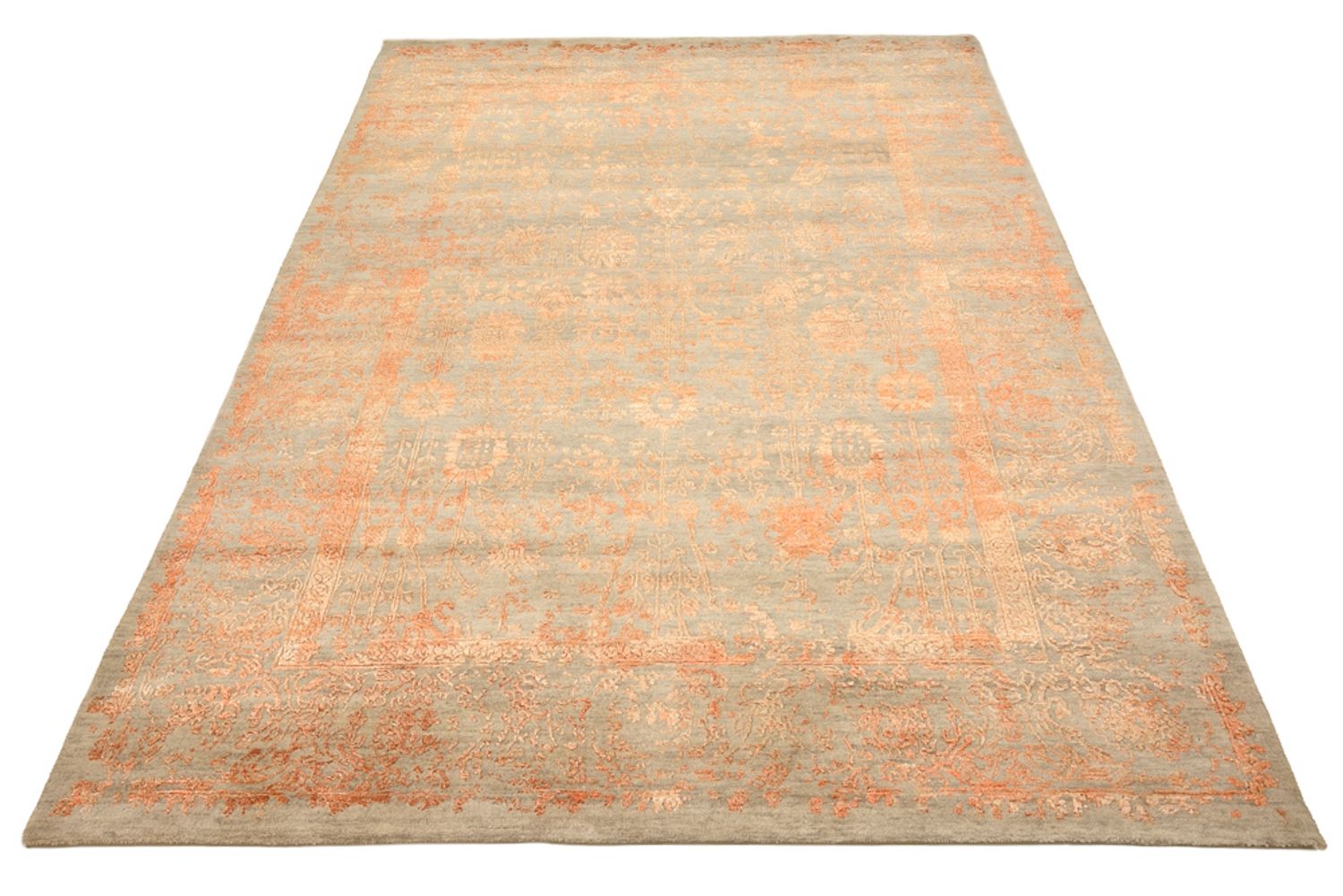 Designer Teppich - 236 x 173 cm - rost