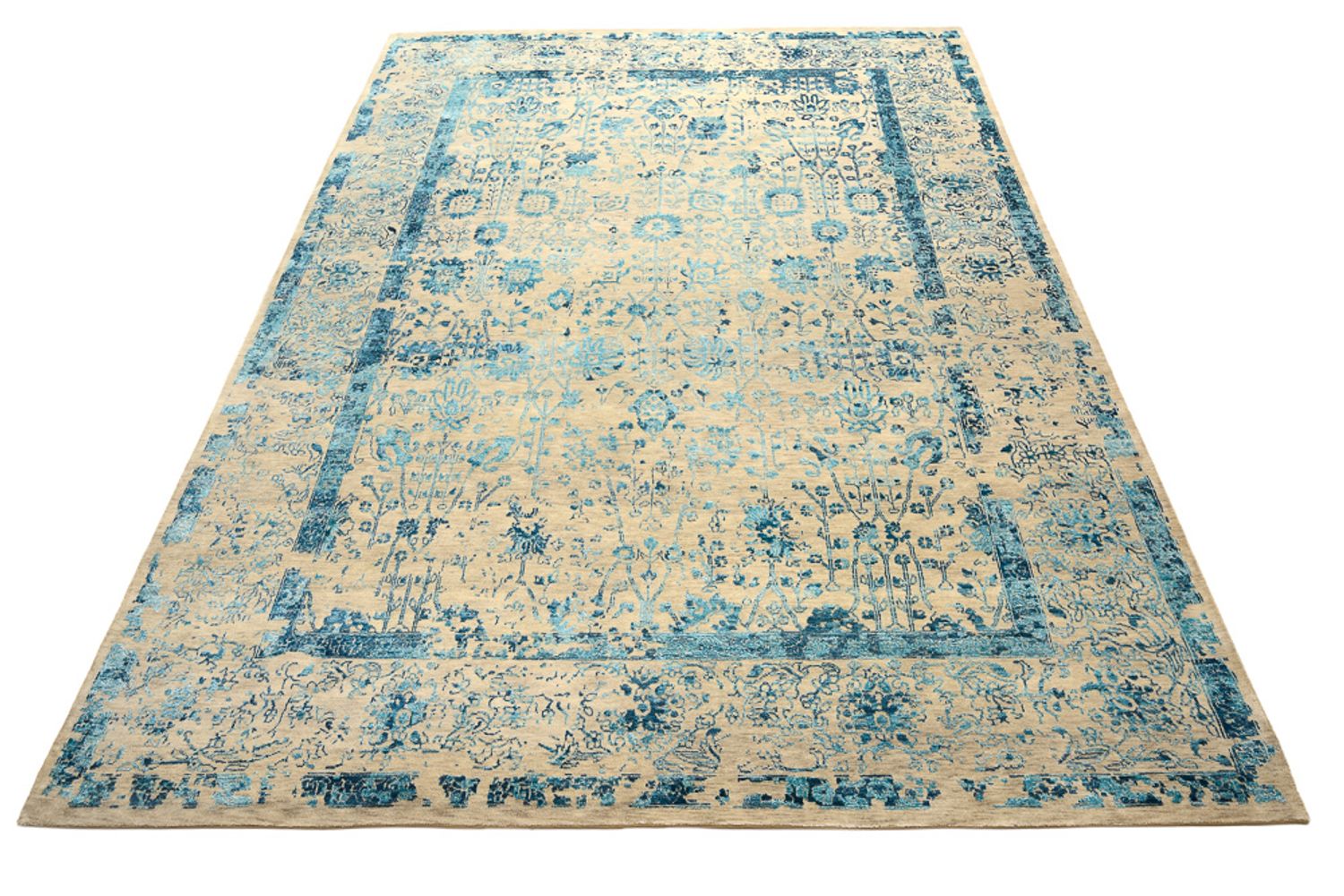 Designer Teppich - 341 x 249 cm - hellbeige