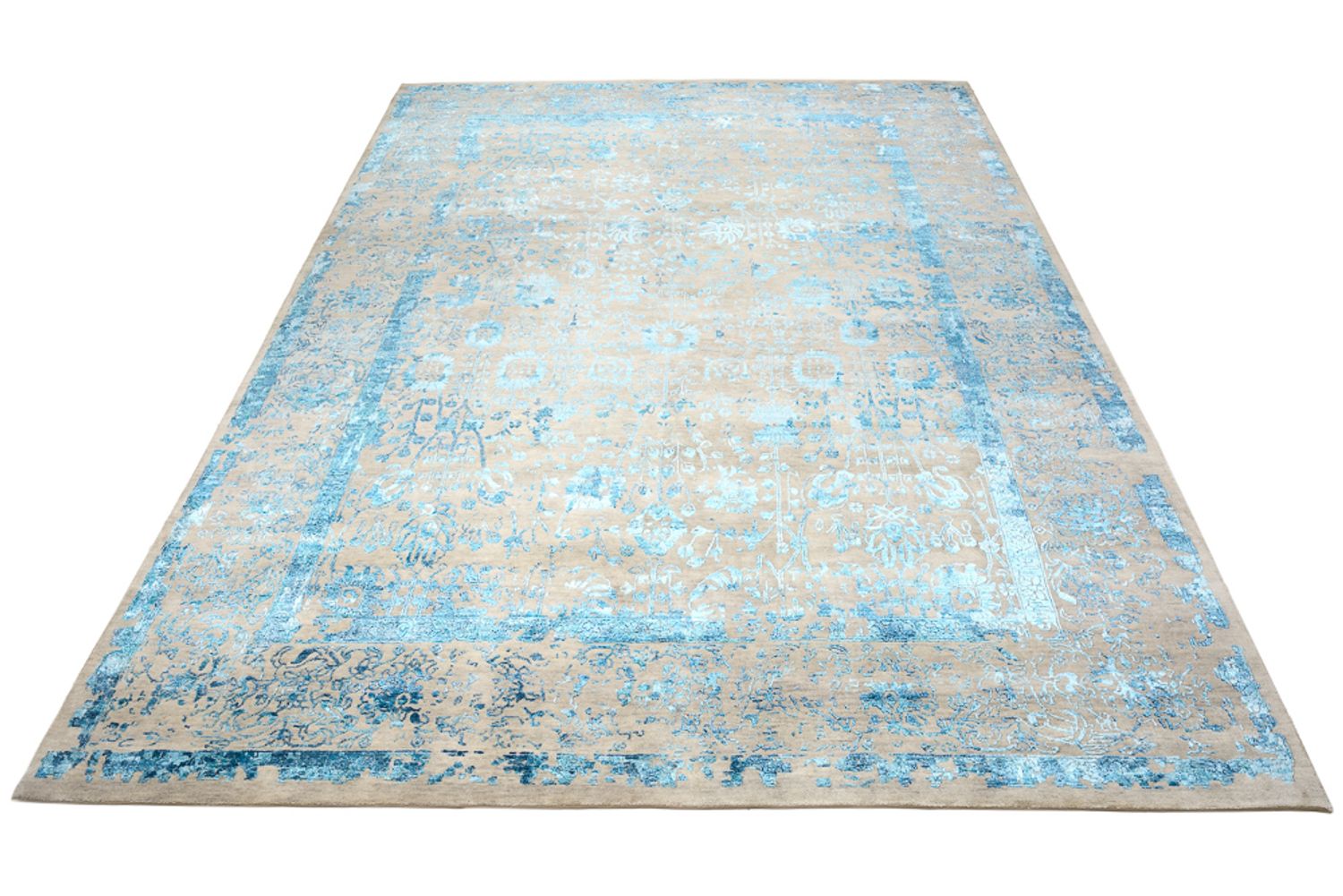 Designer Teppich - 341 x 249 cm - hellbeige