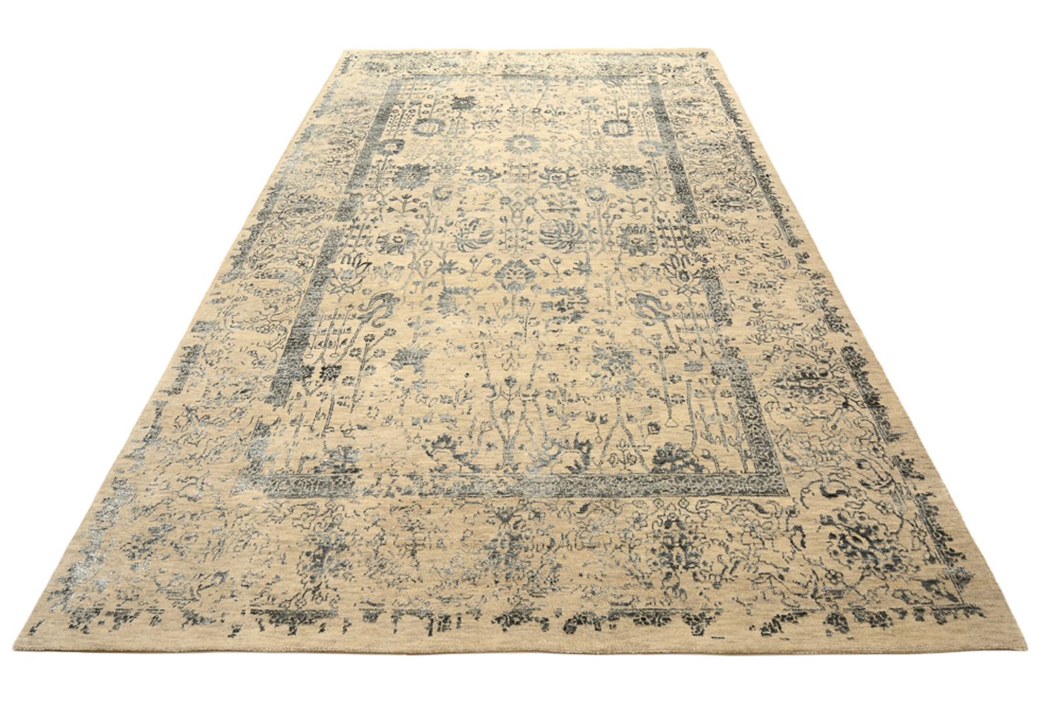 Designer Teppich - 302 x 201 cm - dunkelbeige