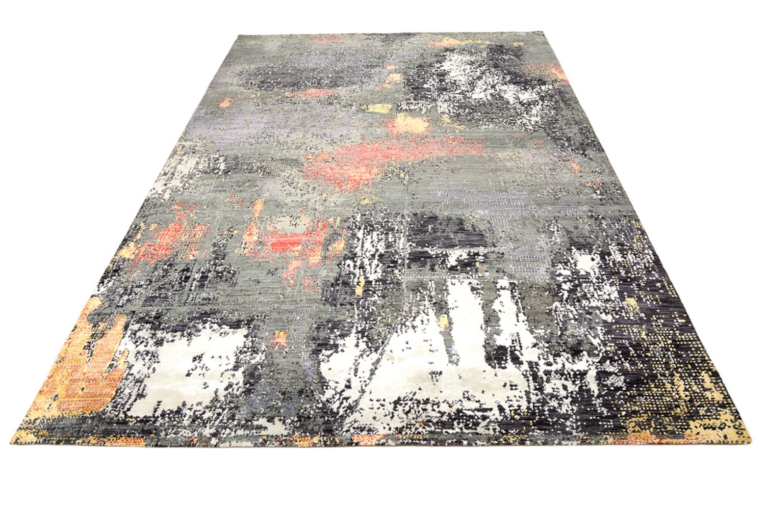 Designer Teppich - 344 x 247 cm - mehrfarbig