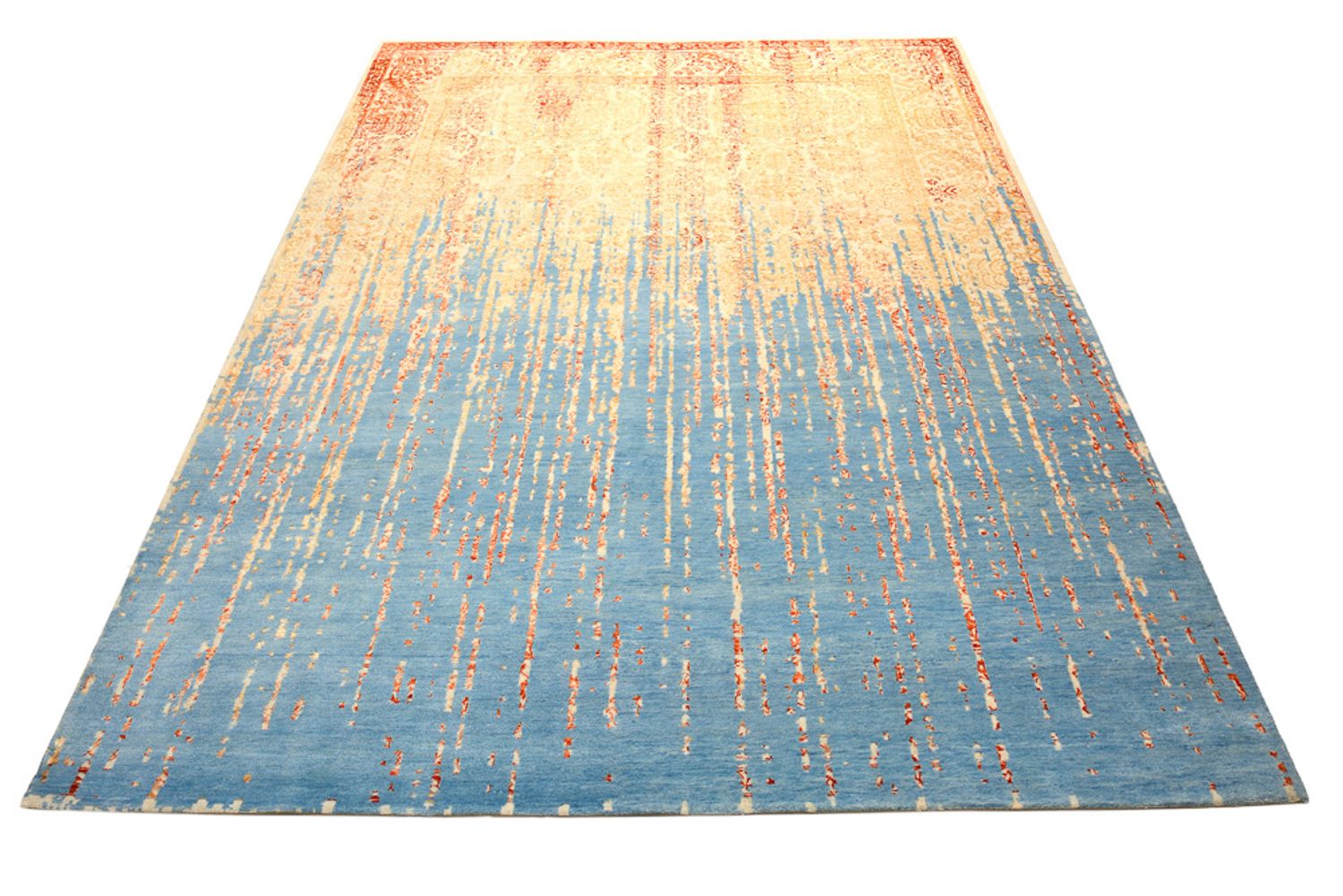 Designer Teppich - 337 x 255 cm - mehrfarbig