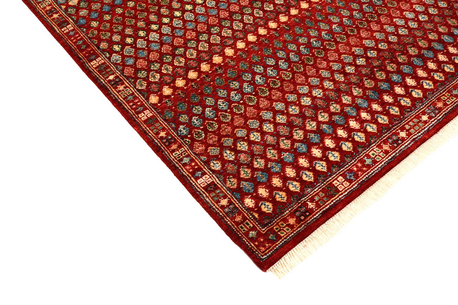 Designer Teppich - 155 x 97 cm - bordeauxrot