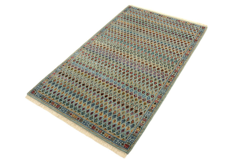 Designer Teppich - 153 x 95 cm - hellblau