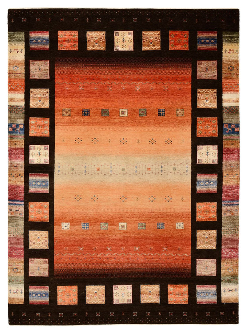Tapis Gabbeh - Loribaft Indus - 244 x 178 cm - multicolore