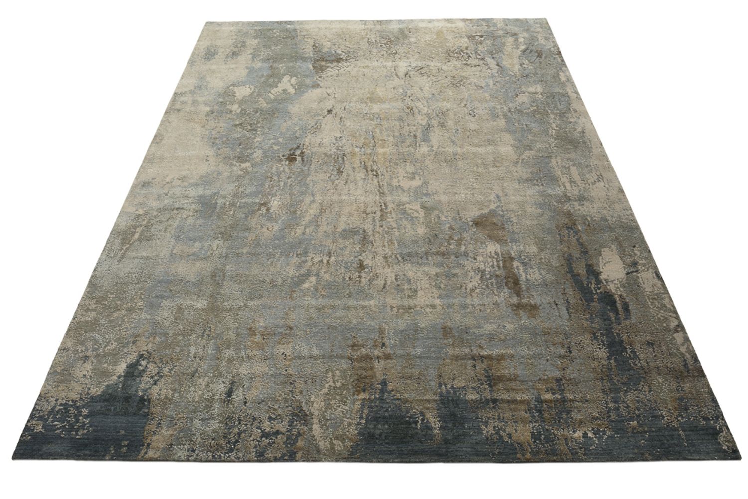 Designer Teppich - 363 x 277 cm - dunkelbeige