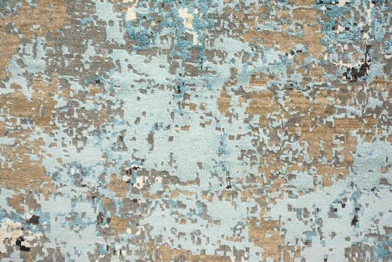 Designer Teppich rund  - 179 x 176 cm - mehrfarbig