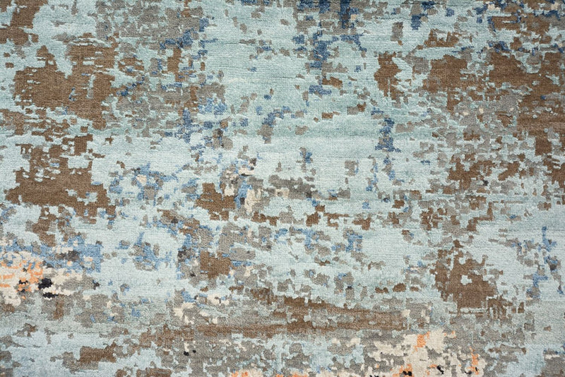 Designer Teppich rund  - 243 x 241 cm - mehrfarbig