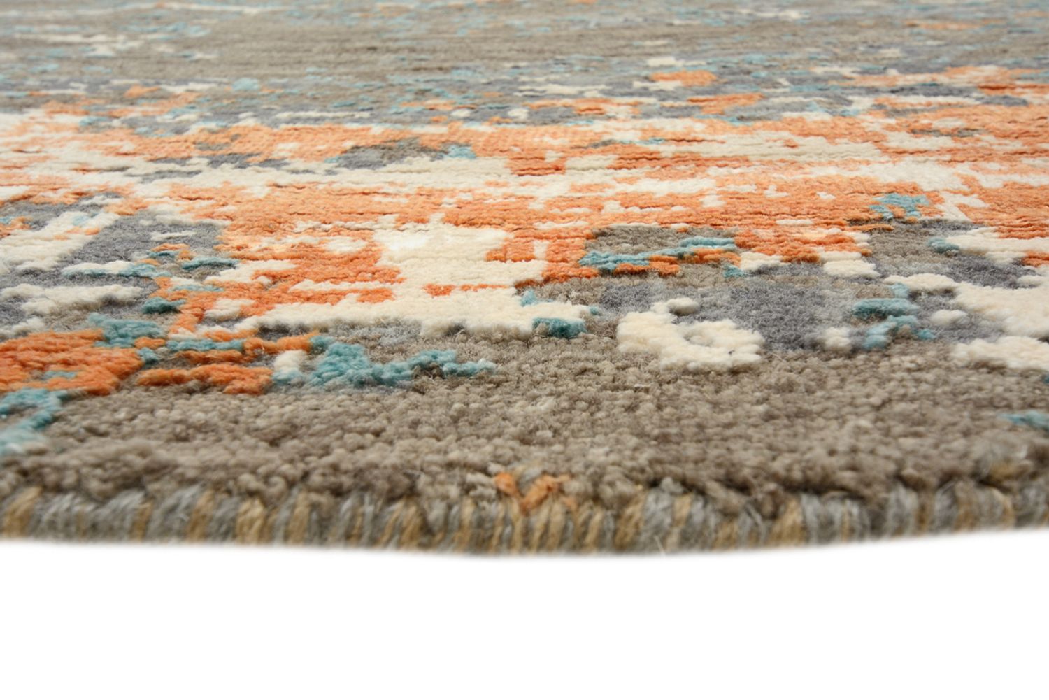 Designer Teppich - 242 x 240 cm - mehrfarbig