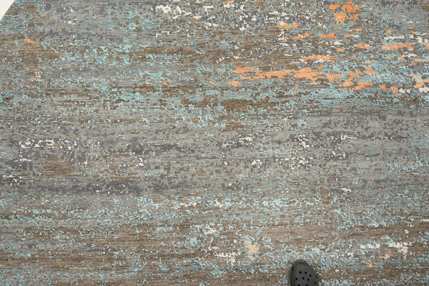 Designer Teppich - 242 x 240 cm - mehrfarbig