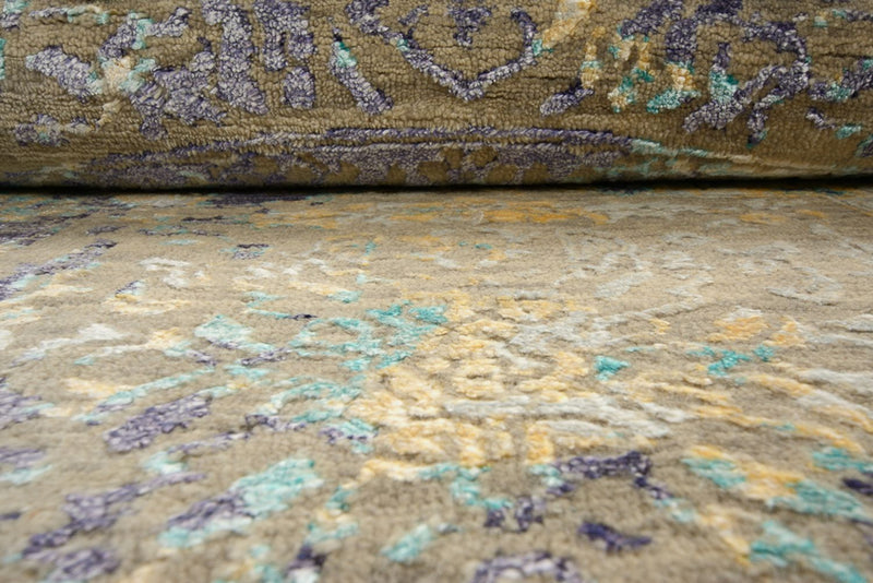 Designer Teppich - 240 x 238 cm - mehrfarbig