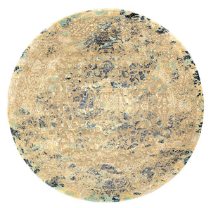 Designer Teppich rund  - 201 x 199 cm - mehrfarbig