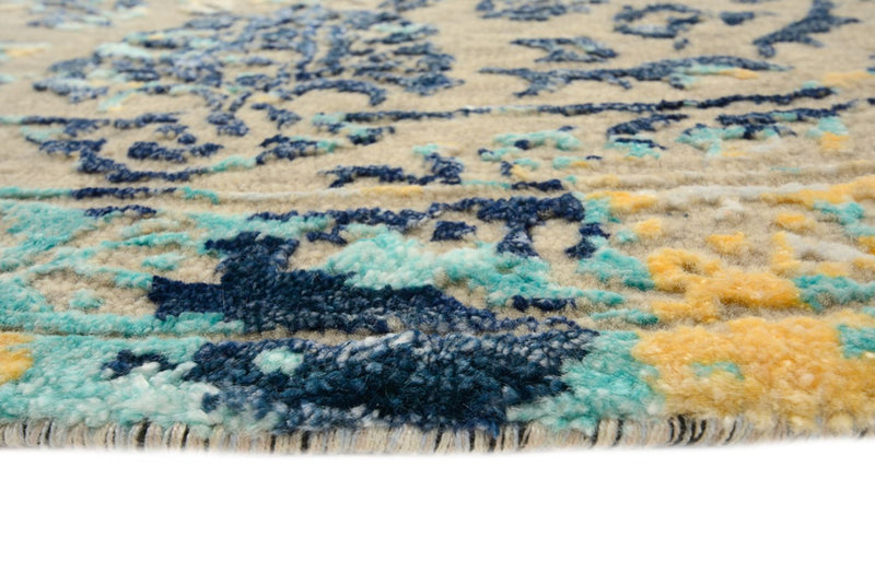 Designer Teppich rund  - 201 x 199 cm - mehrfarbig