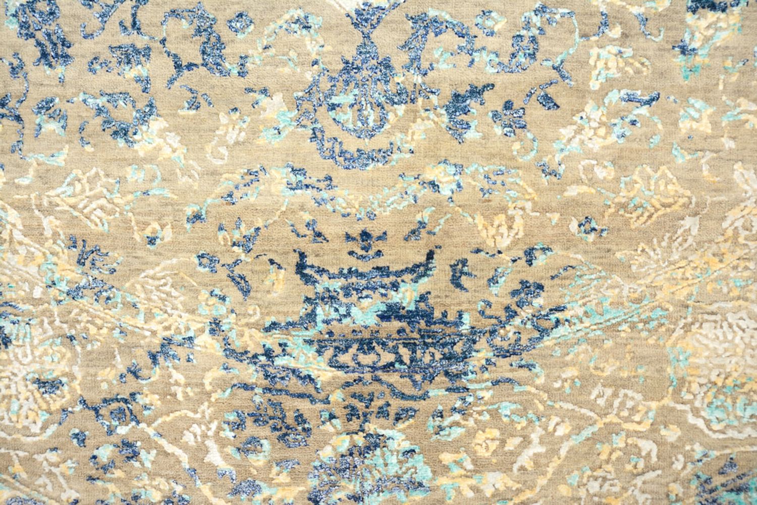 Designer Teppich rund  - 201 x 199 cm - mehrfarbig