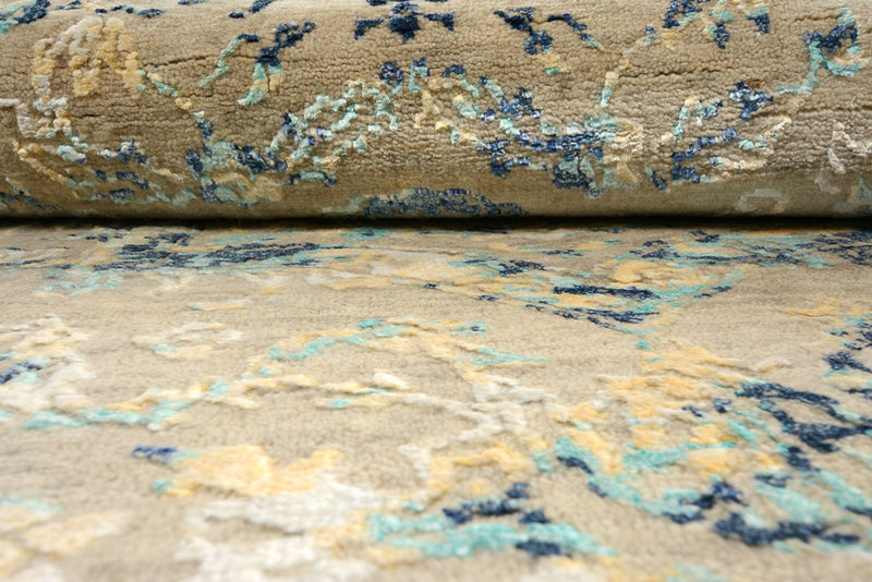 Designer Teppich rund  - 201 x 199 cm - mehrfarbig