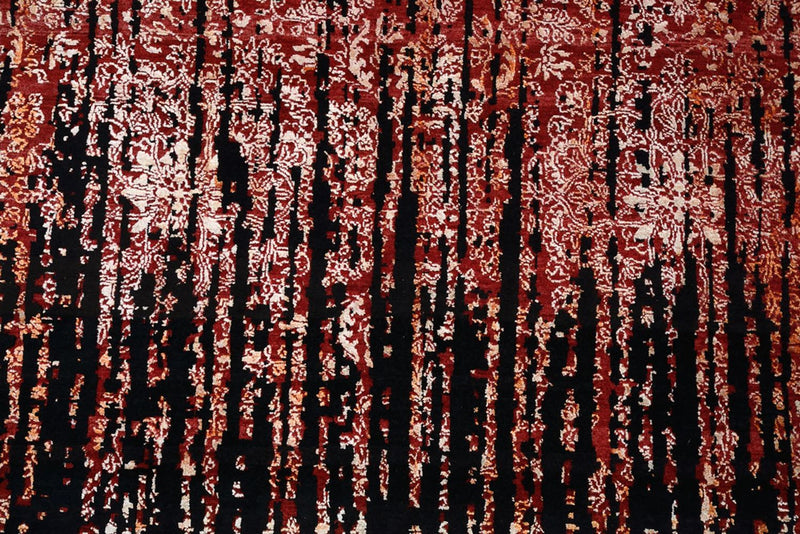 Designer Teppich - 338 x 251 cm - mehrfarbig