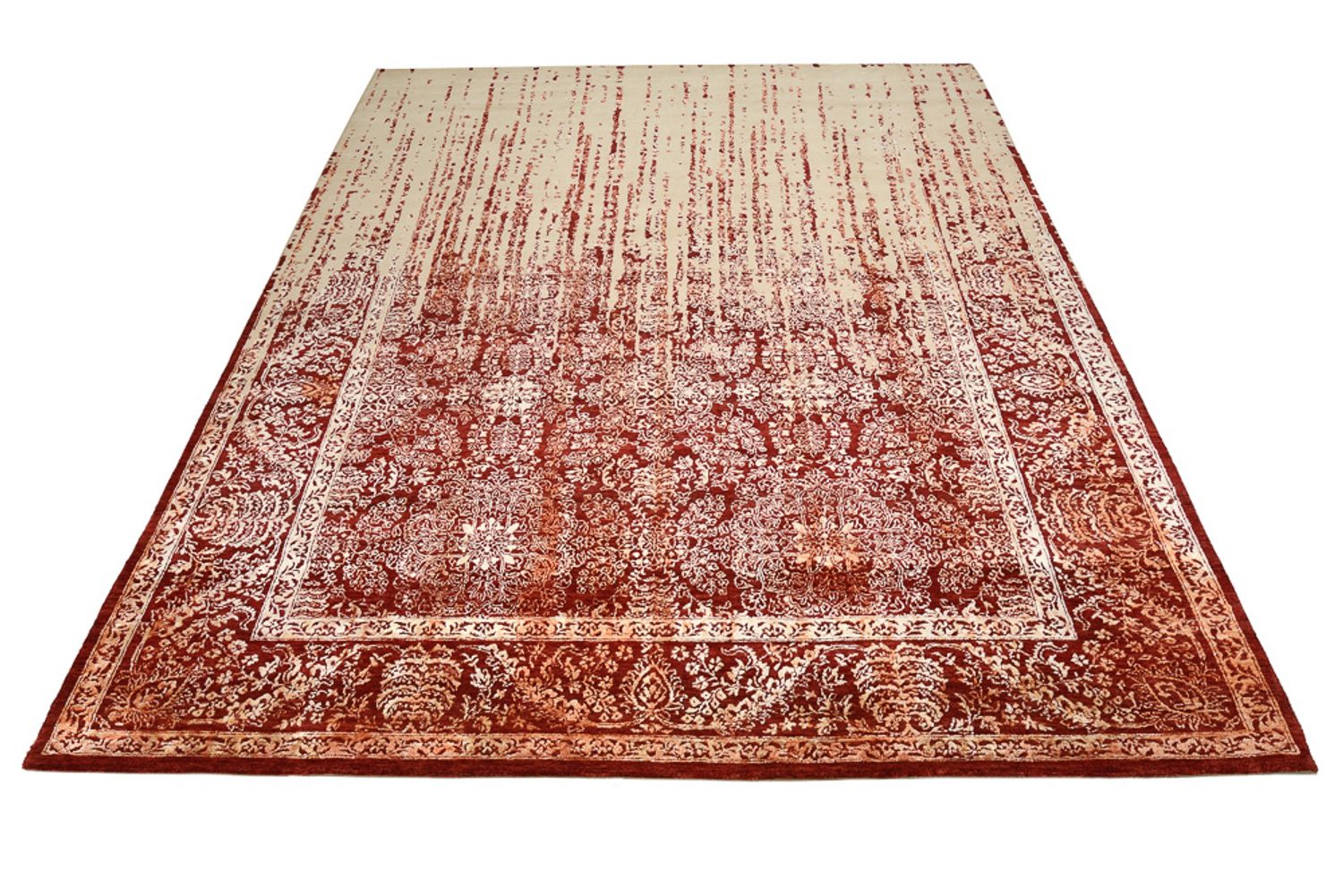 Designer Teppich - 337 x 258 cm - mehrfarbig