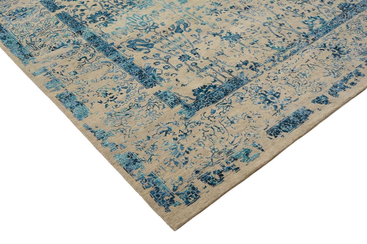 Designer Teppich - 339 x 246 cm - hellbeige